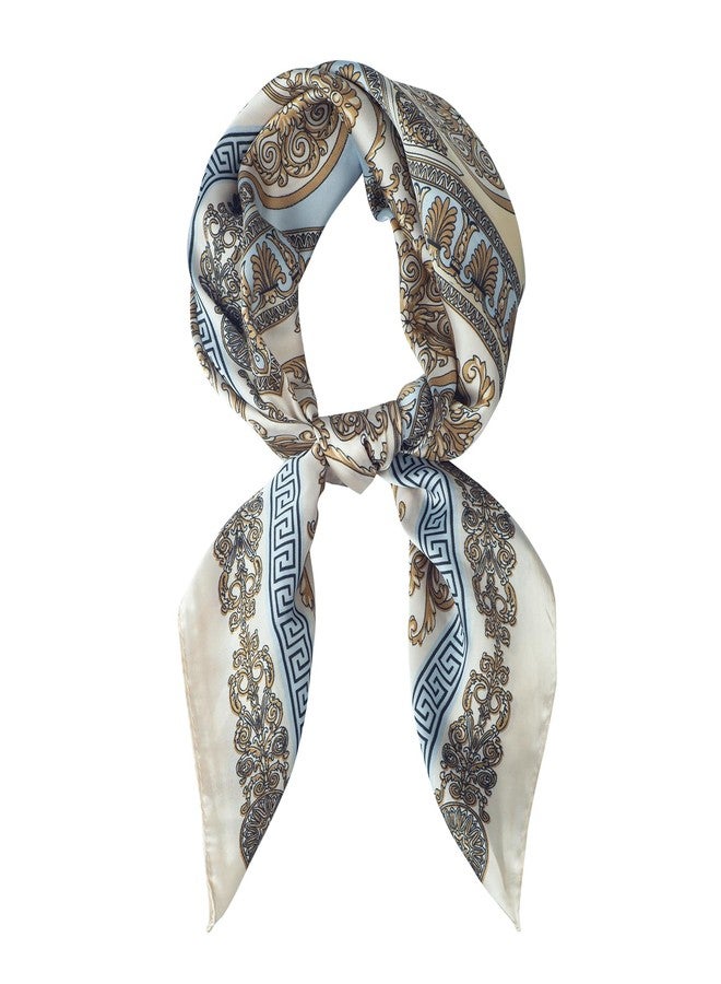 Wonrizon Scarves for Women Lightweight Like Satin Silk Neck Scarf Headscarf for Hair Wrapping Bandana Square for Handbags - Image 2